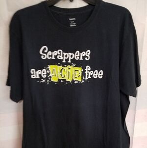 Scalpers are ACID free XL Faded Black Tee